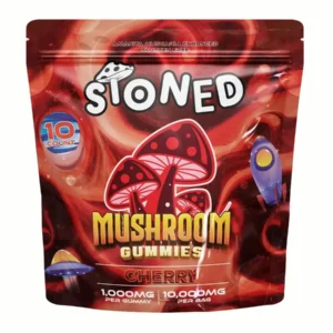 stoned mushroom gummies cherry